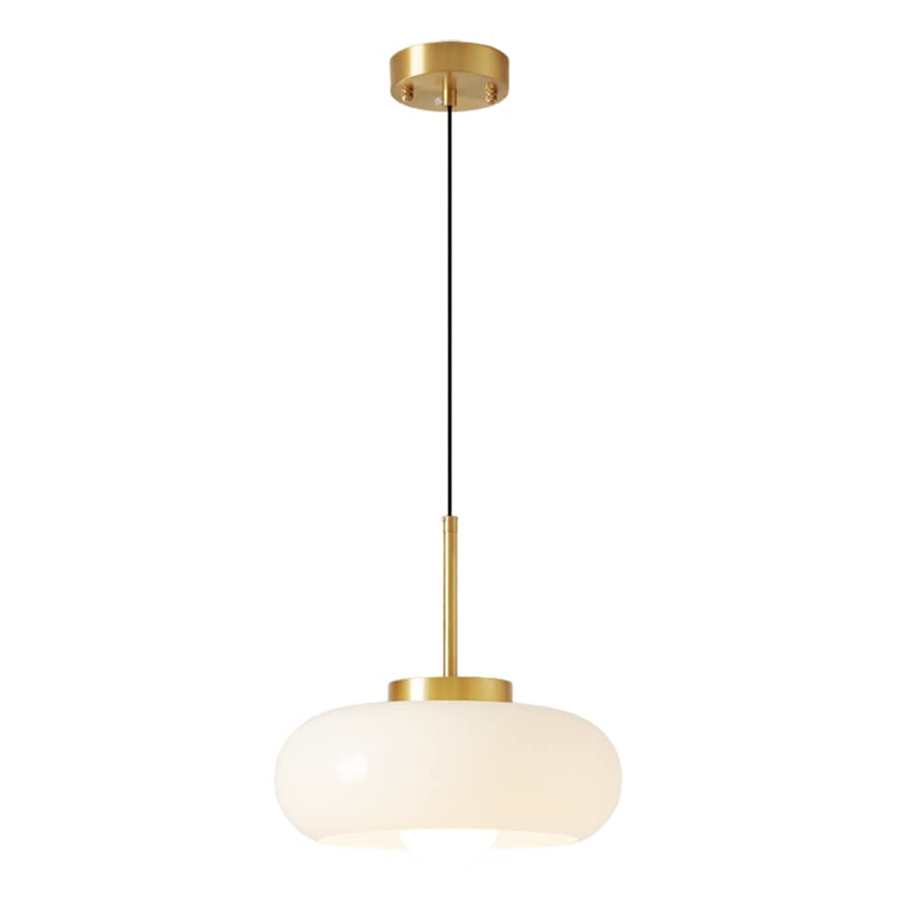 Glass Pot Pendant Light – Vintage Bauhaus Style for Dining Room