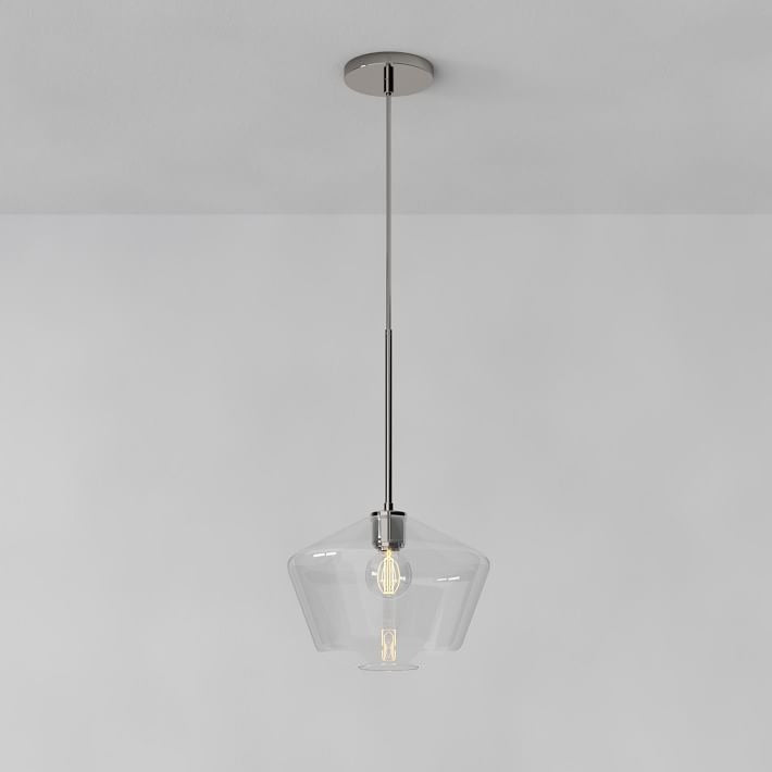 Merin Transparent Glass Sculpture Geometric Pendant light