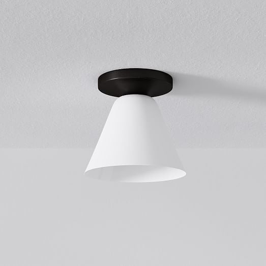 Plafonnier encastré Conica Cone – Plafonnier en verre pour espaces modernes