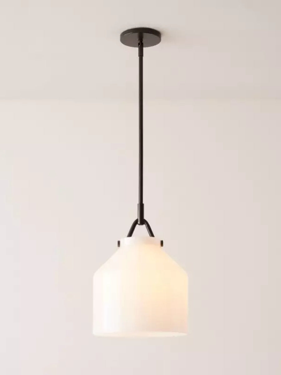 Suspension minimaliste en métal Morandi : un charme doux et subtil