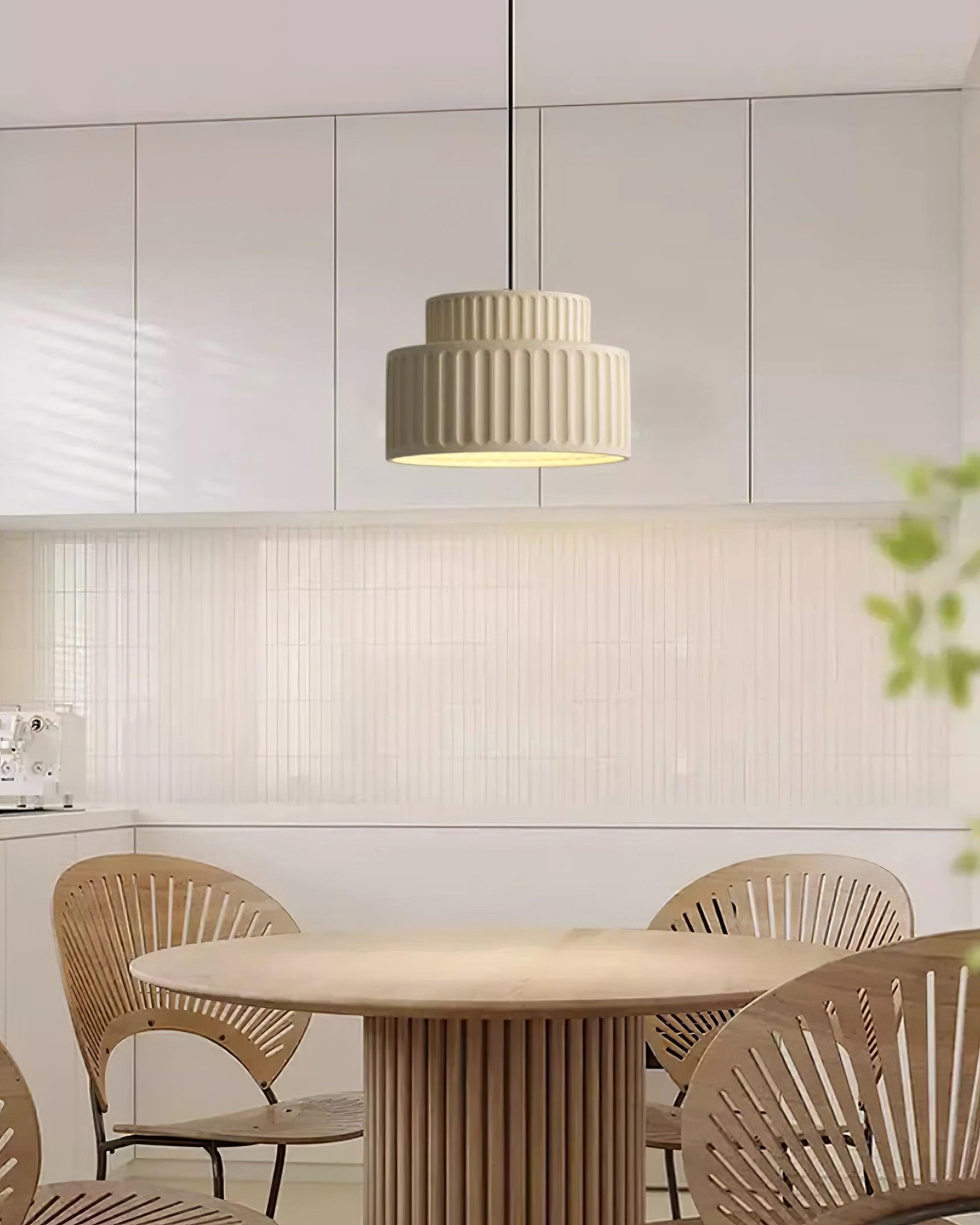 Green Retro Acrylic Ceiling Light Resin Shade Compatible with Dimmer Switches