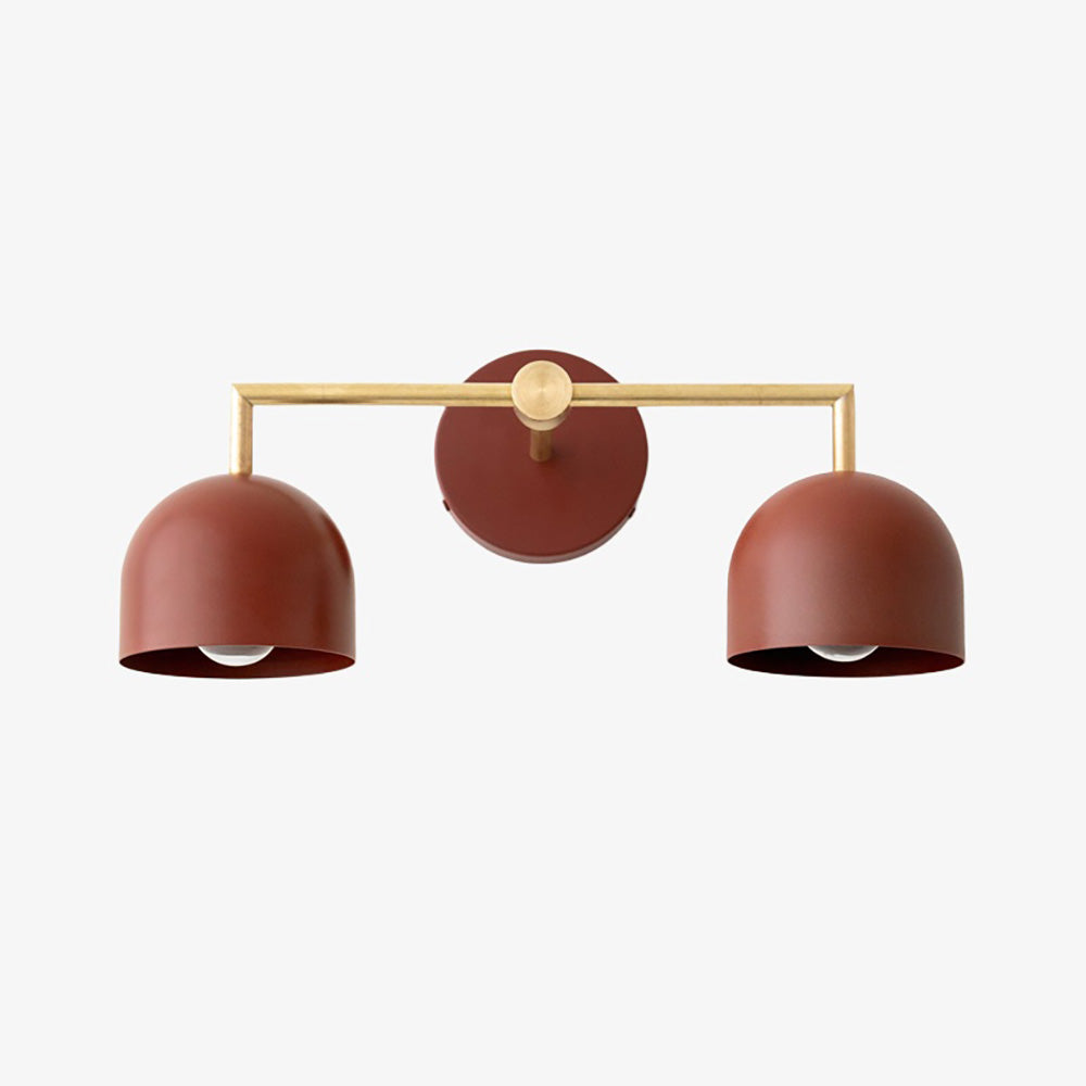 Metio Dome Farmhouse Vanity Wall Light - Modern Domed Sconce