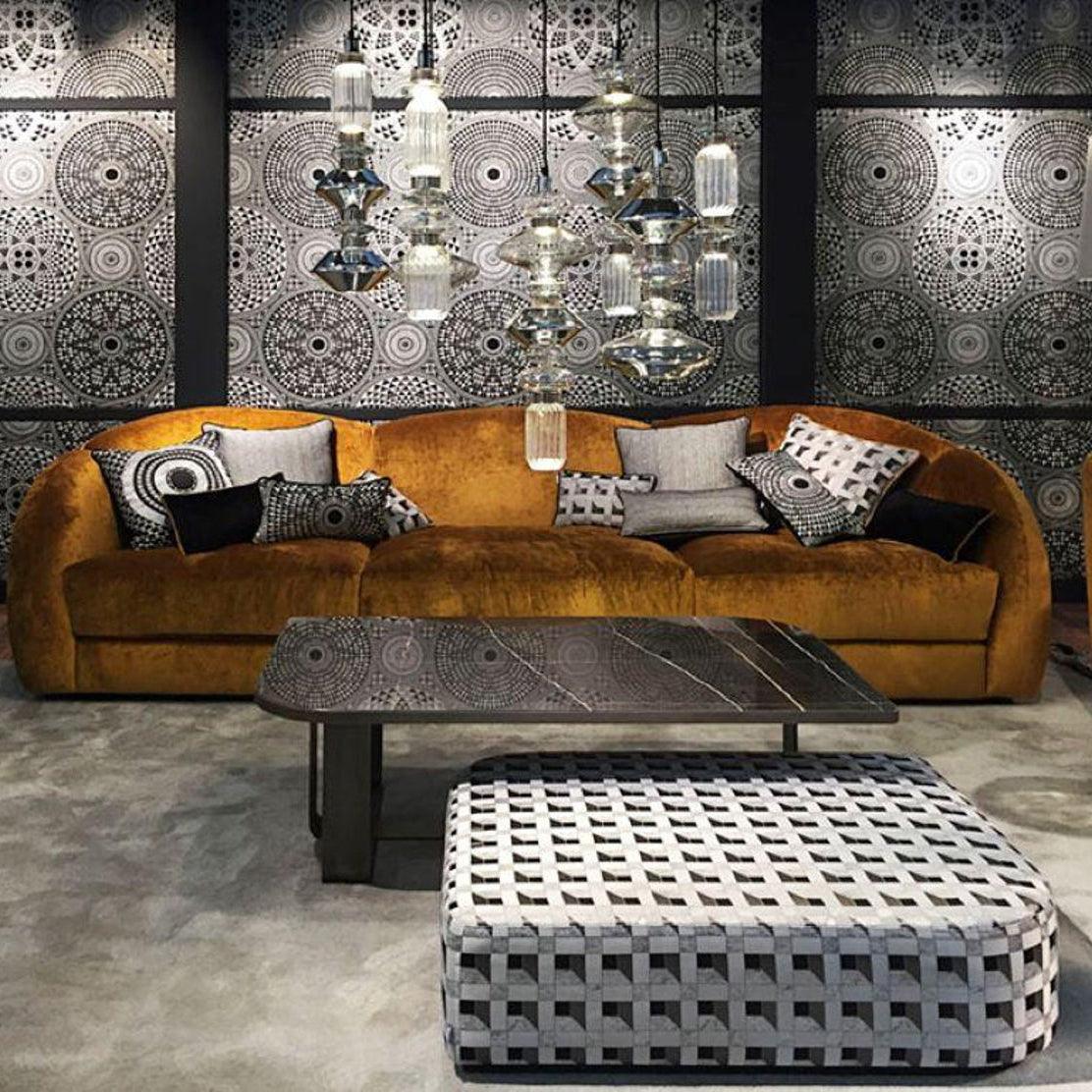 Sleek Hanging Light - Iron Metal Glass Gold Clear Hardwired Atmosphere