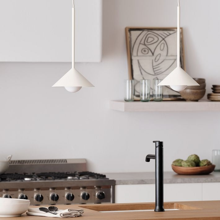 Brivana Adjustable Pendant – Cone Shade Light for Kitchen or Dining