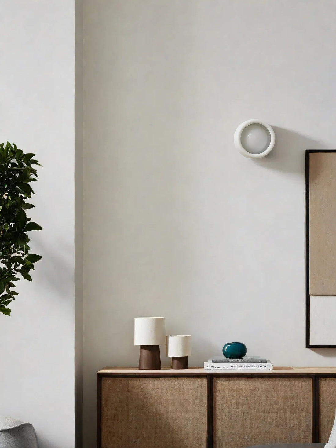 Decorative Porcelain Flush Mount Wall Sconce