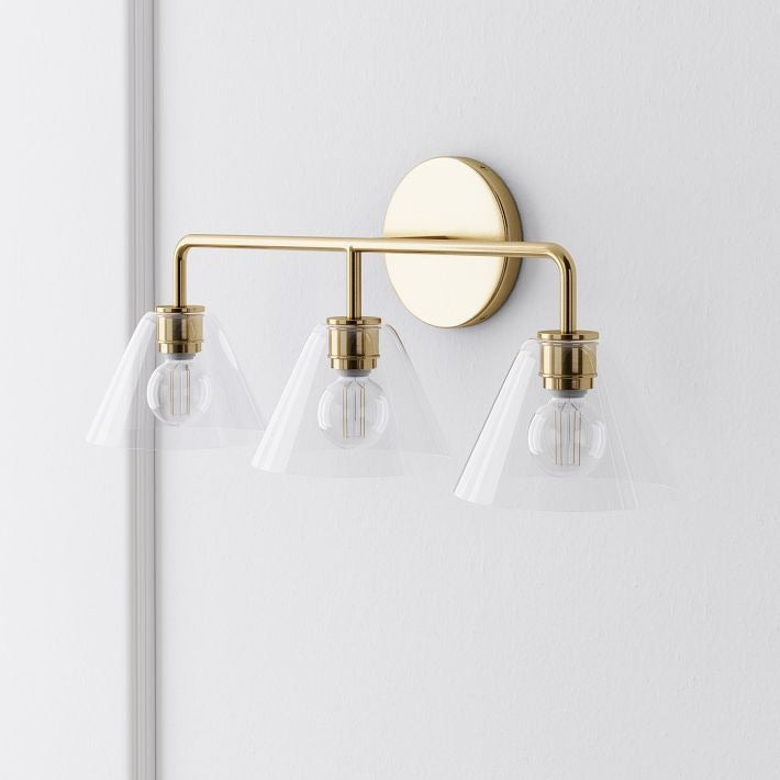 Applique murale Conica Cone - Éclairage moderne en verre à 1, 2 ou 3 lumières
