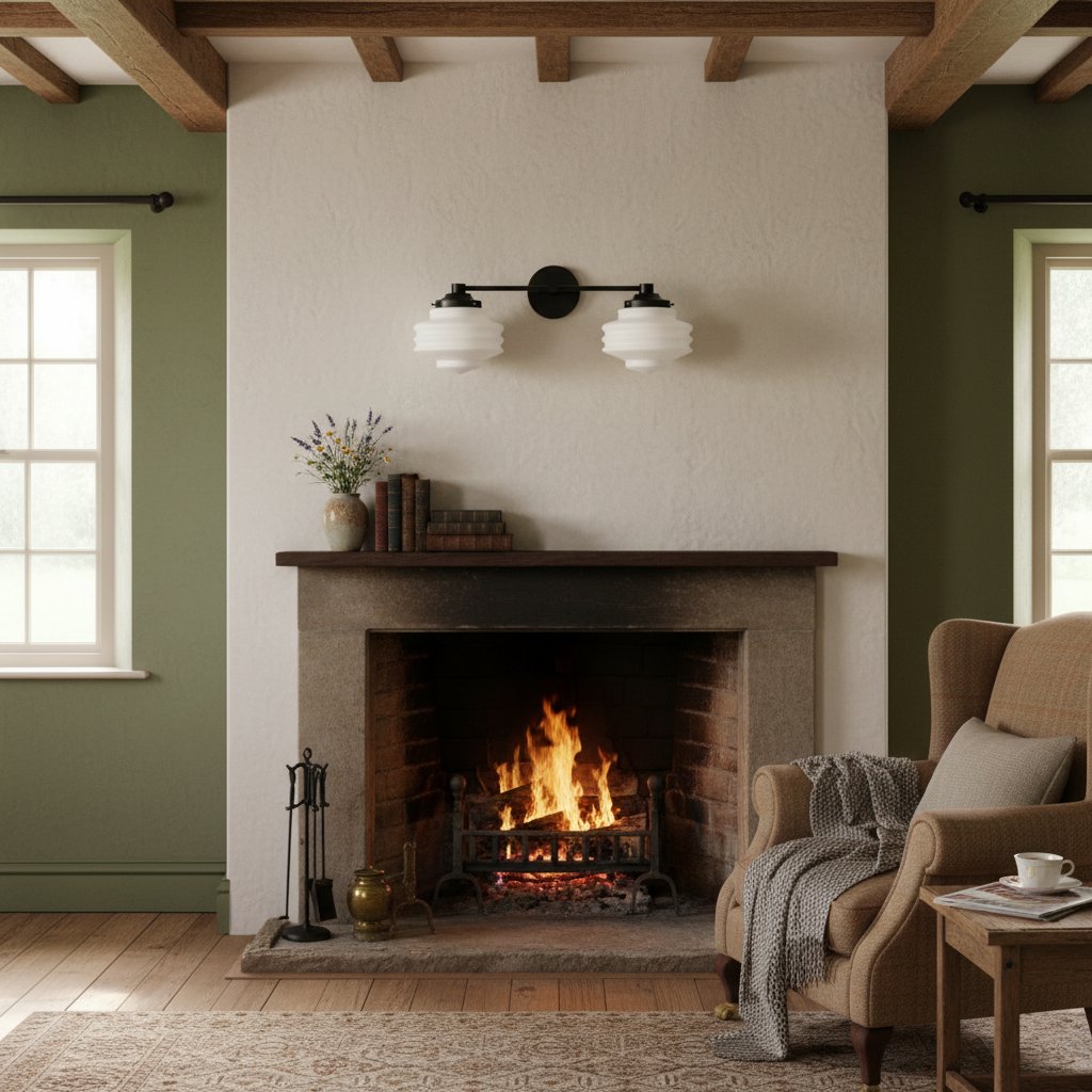 Geotower Glass Modern Wall Sconce - Glass Globe Light - Elegant Home Fixture