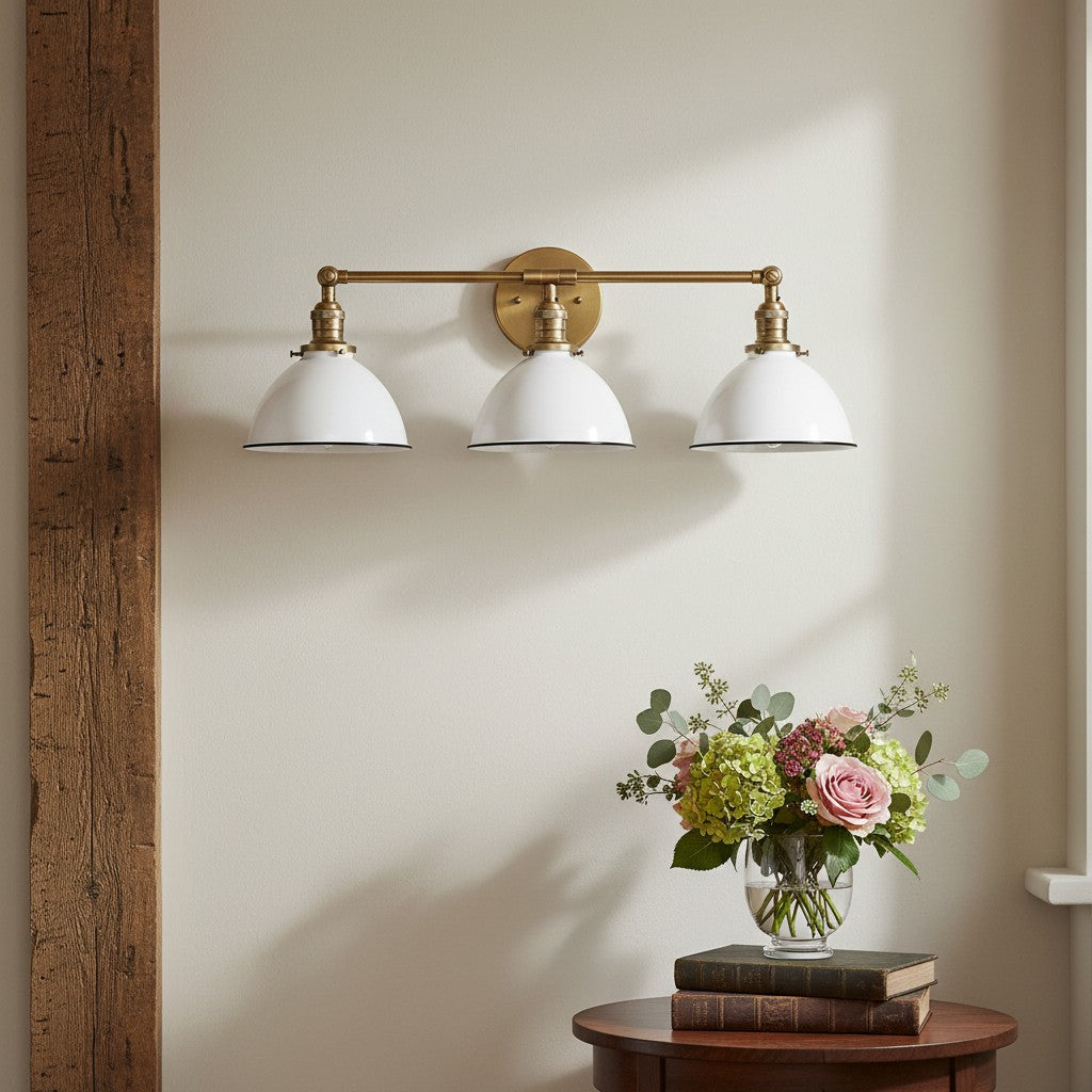 Conique Metal Industrial Vanity Light  - Modern Bathroom Lighting Fixture