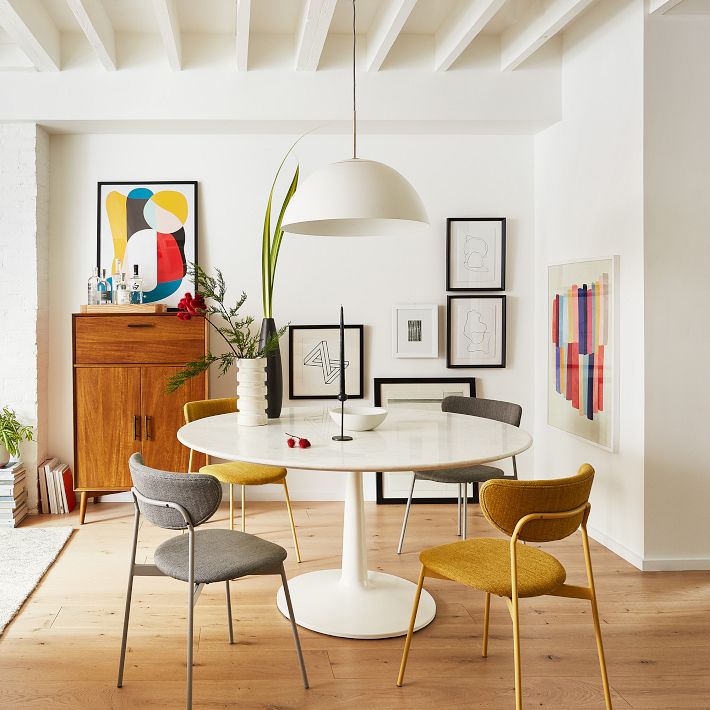 Parvion Modern Adjustable Sculptural Metal Pendant Light