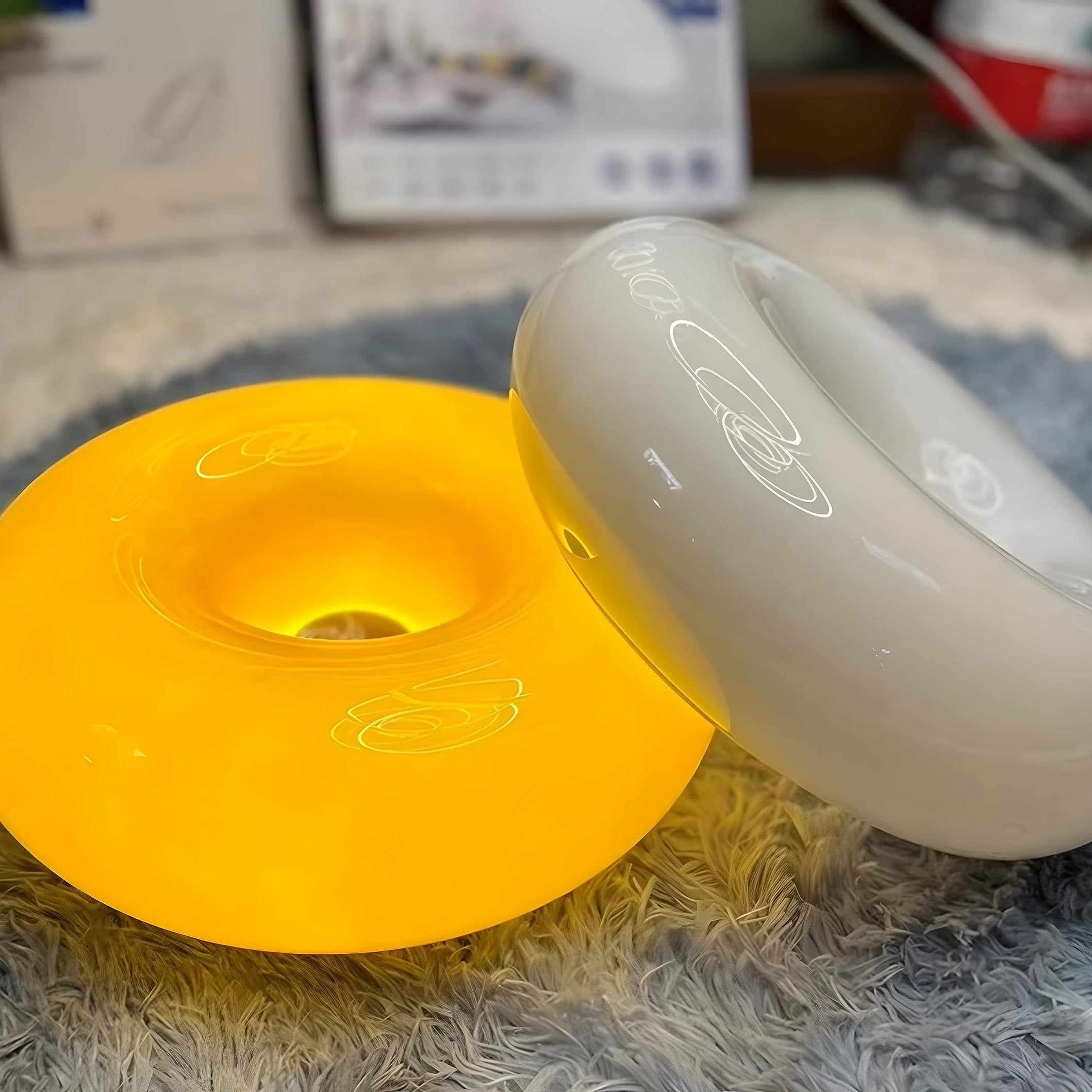 Decorative Glass Donut Table Lamp Wall Sconce S23