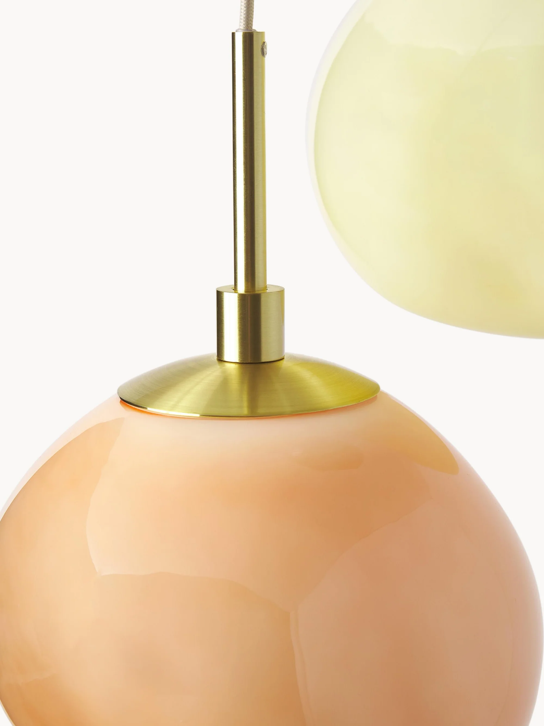 Multi-Shade Opal Glass Pendant - Cluster Hanging Lamp
