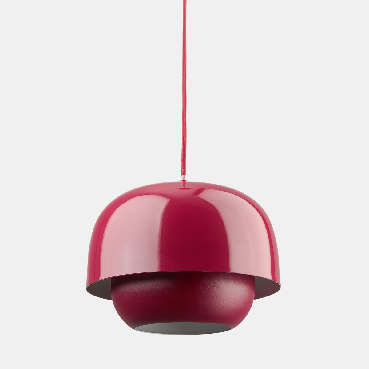 Clinco Retro-Modern Metal Pendant - Dual Shade Dome Light