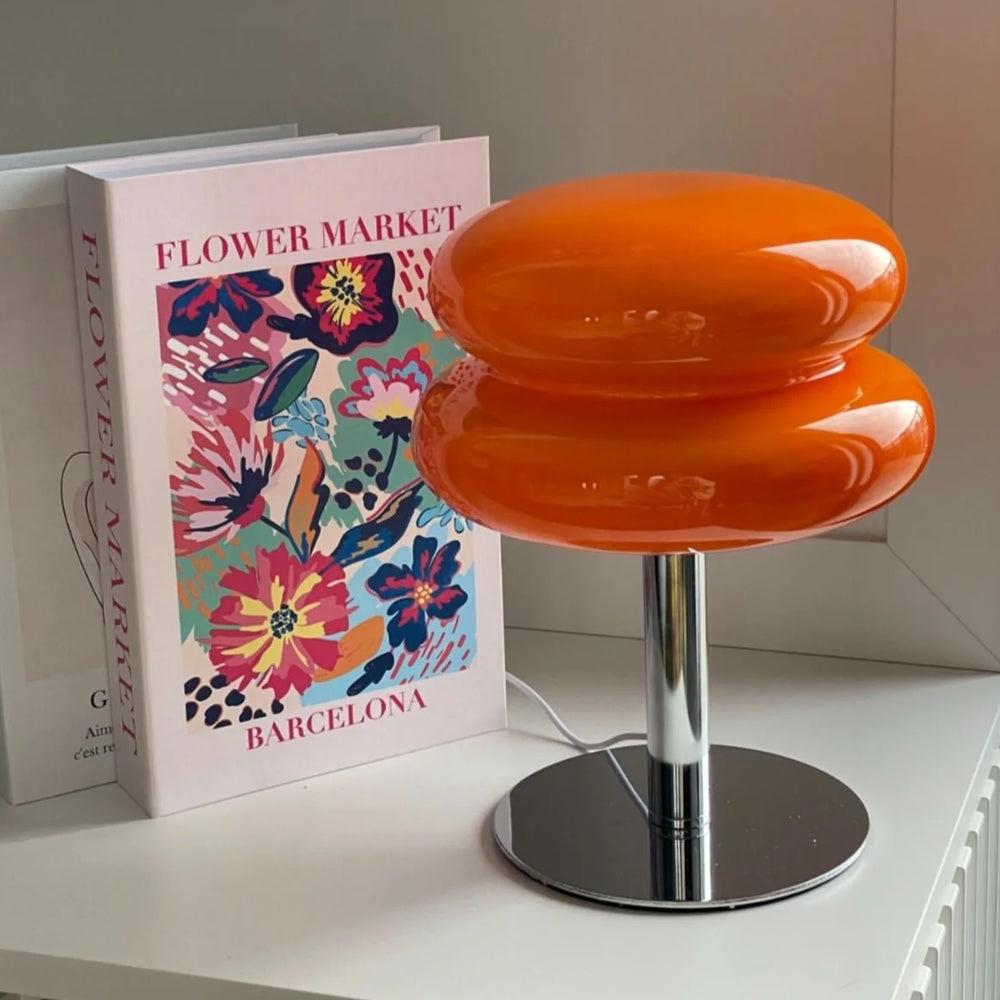 Lollipop Table Lamp Retro Bauhaus Style – Double Layer Bedroom Light