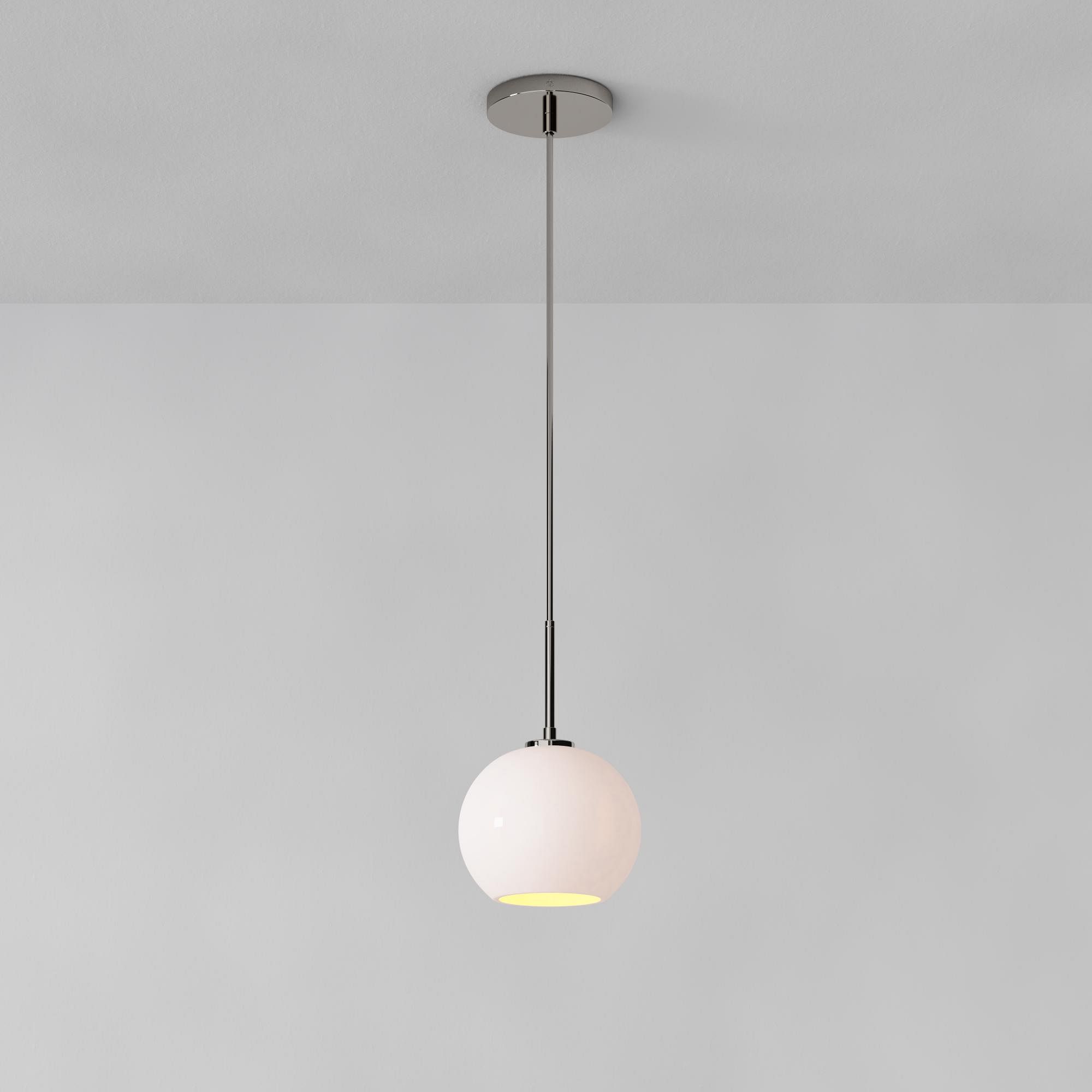 Selvion Sculptural Globe Pendant Light - Modern Glass Pendant Lamp - Sleek Design