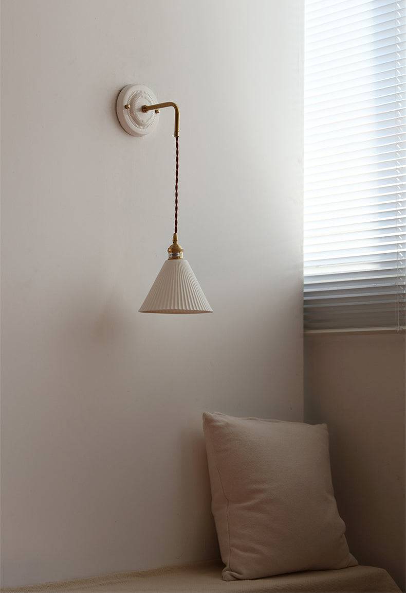 Decorative Ceramic plate Wall Sconce