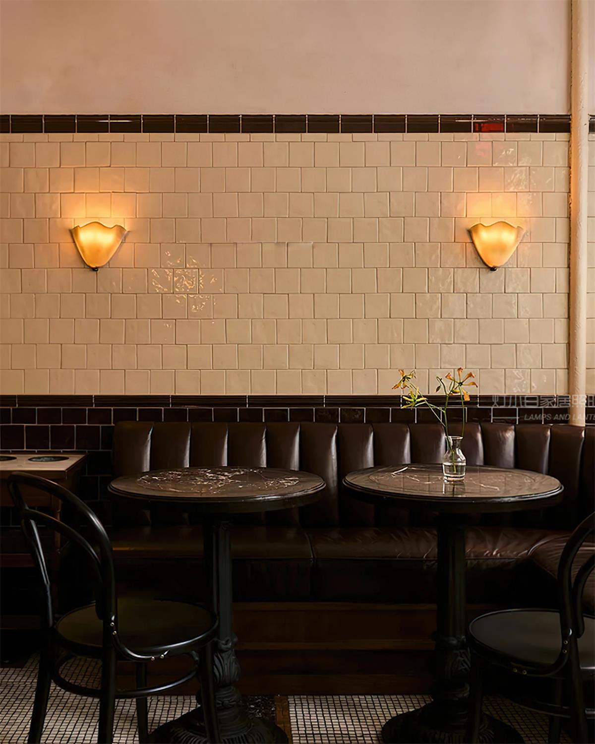 Bellina Modern Wall Light - Artisanal Glass Vera Lamp for Interior Decor