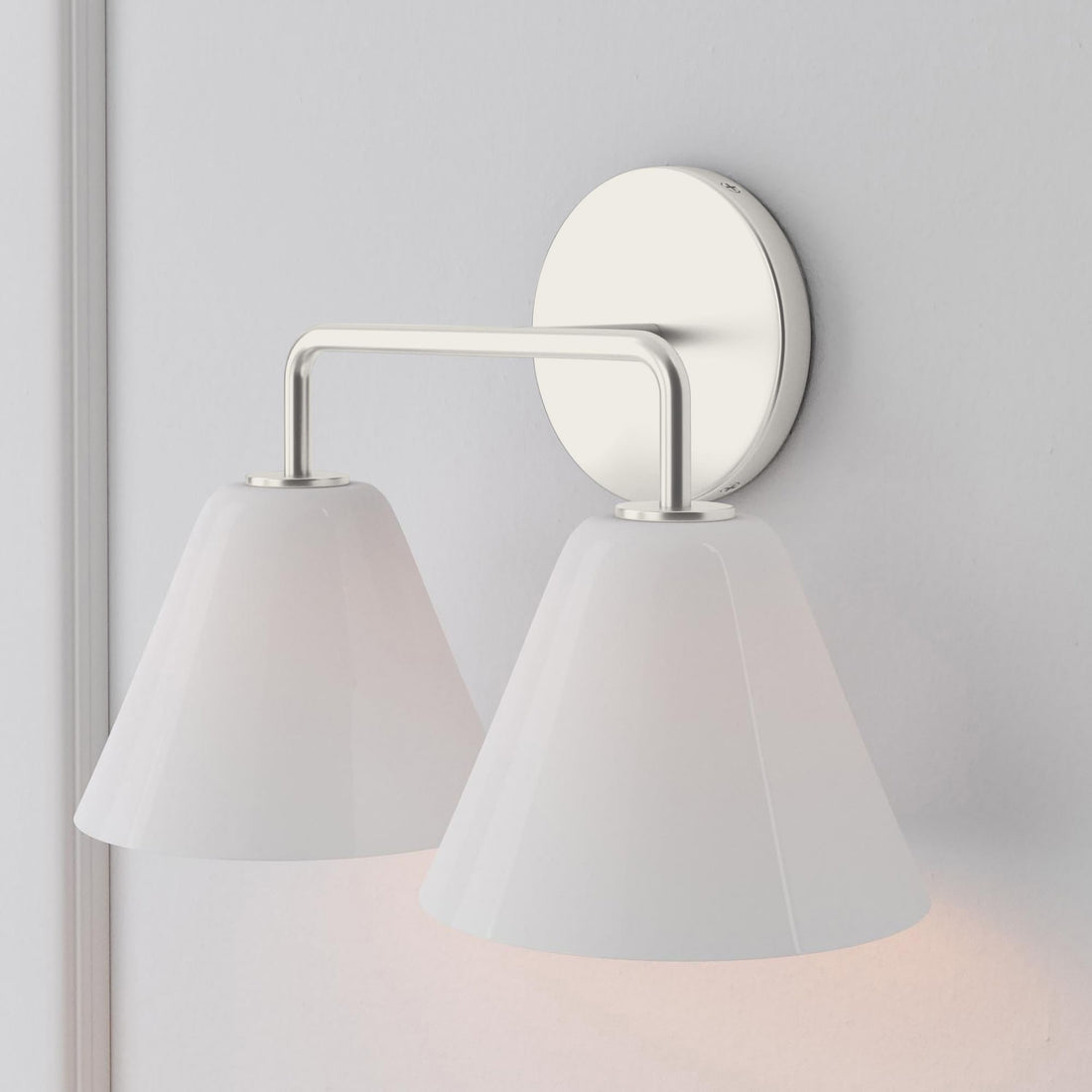 Applique murale Conica Cone - Éclairage moderne en verre à 1, 2 ou 3 lumières