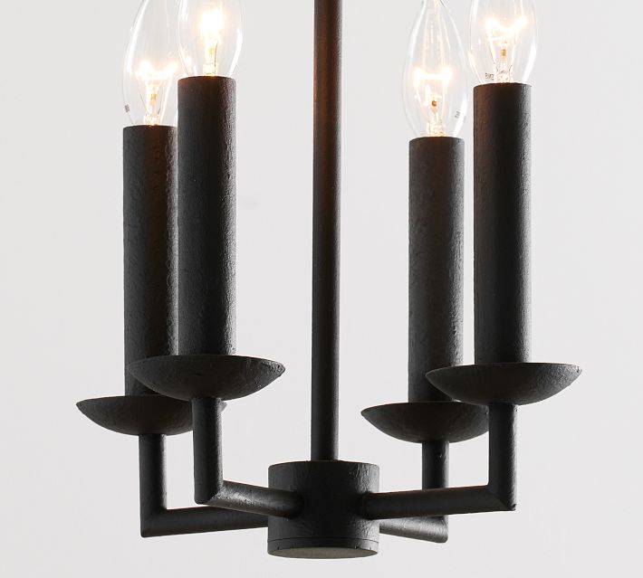Suspension lanterne Rowan en bronze et laiton - Plafonnier suspendu en acier