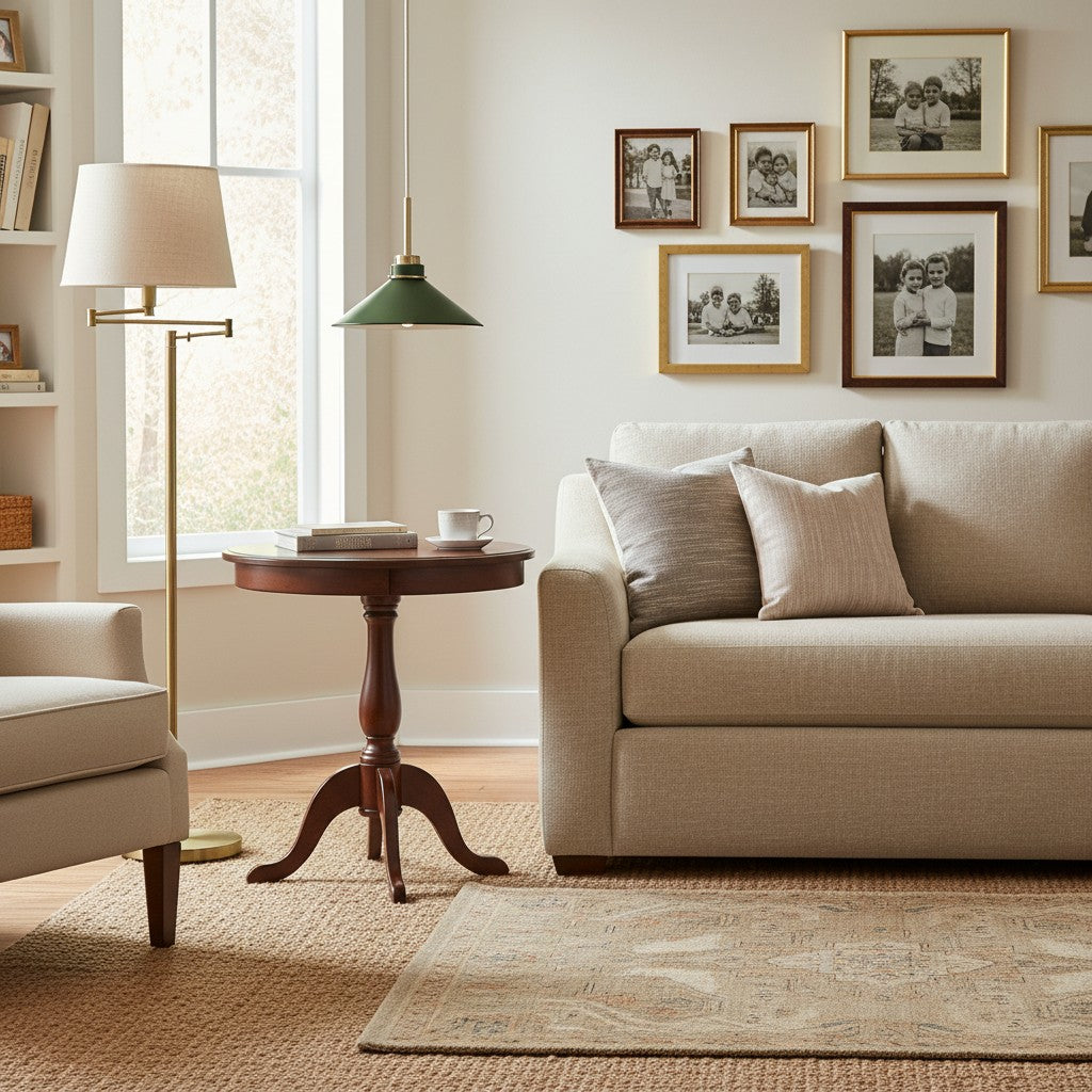 Aurenza Modern Farmhouse Pendant Light - Adjustable Shade for Warm Ambiance