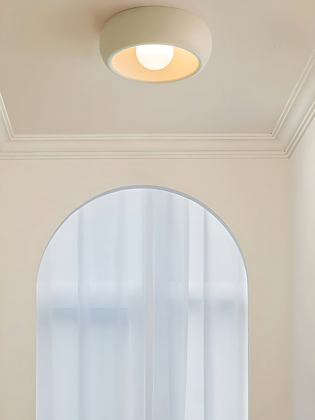 Plafonnier moderne en métal et verre, couleur noyer, pour l'éclairage intérieur