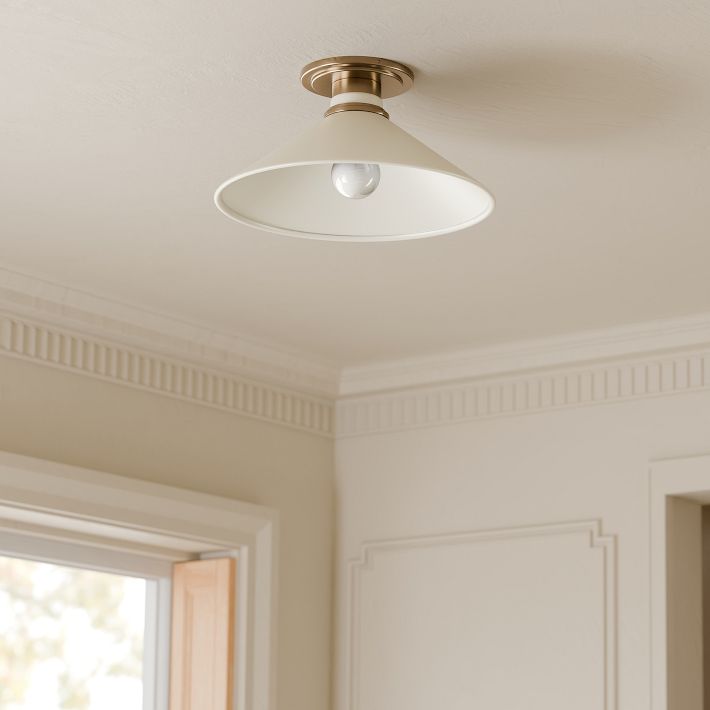 Aurenza Flush Mount – Farmhouse Ceiling Light with Simple Elegant Design