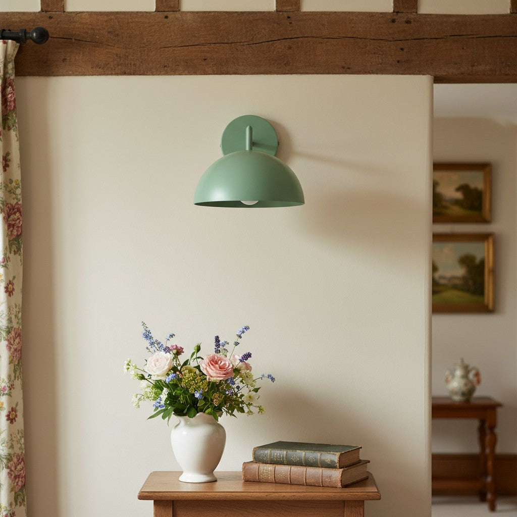 Metio Dome Minimalist Dome Sconce - Stylish Colorful Wall Light