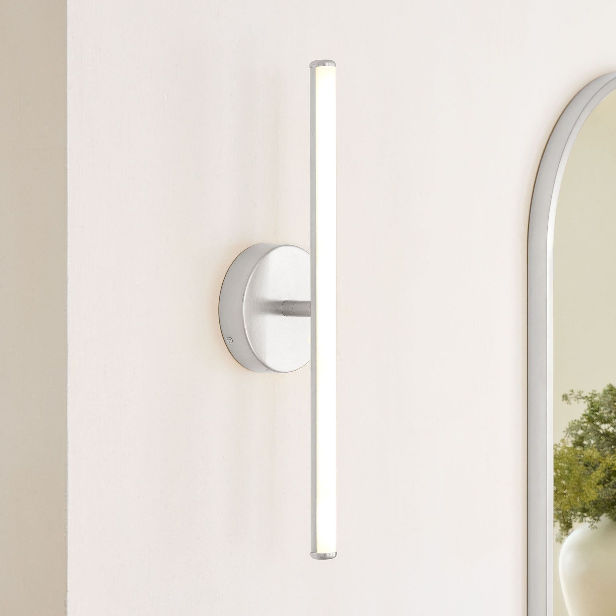 Voro Modern LED Wall Sconce - Metal Bathroom & Hallway Lighting Fixture
