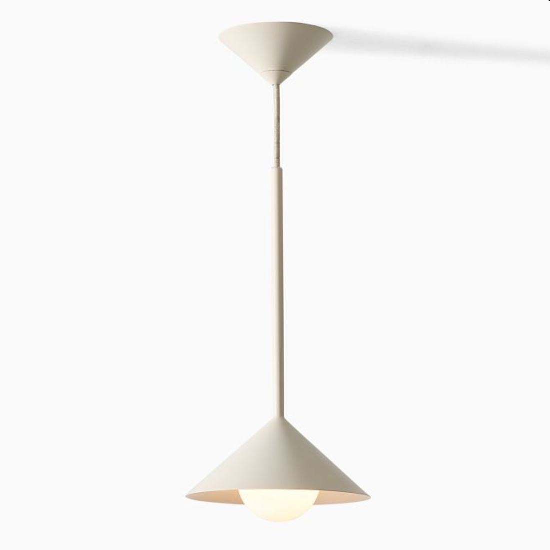Brivana Adjustable Pendant – Cone Shade Light for Kitchen or Dining