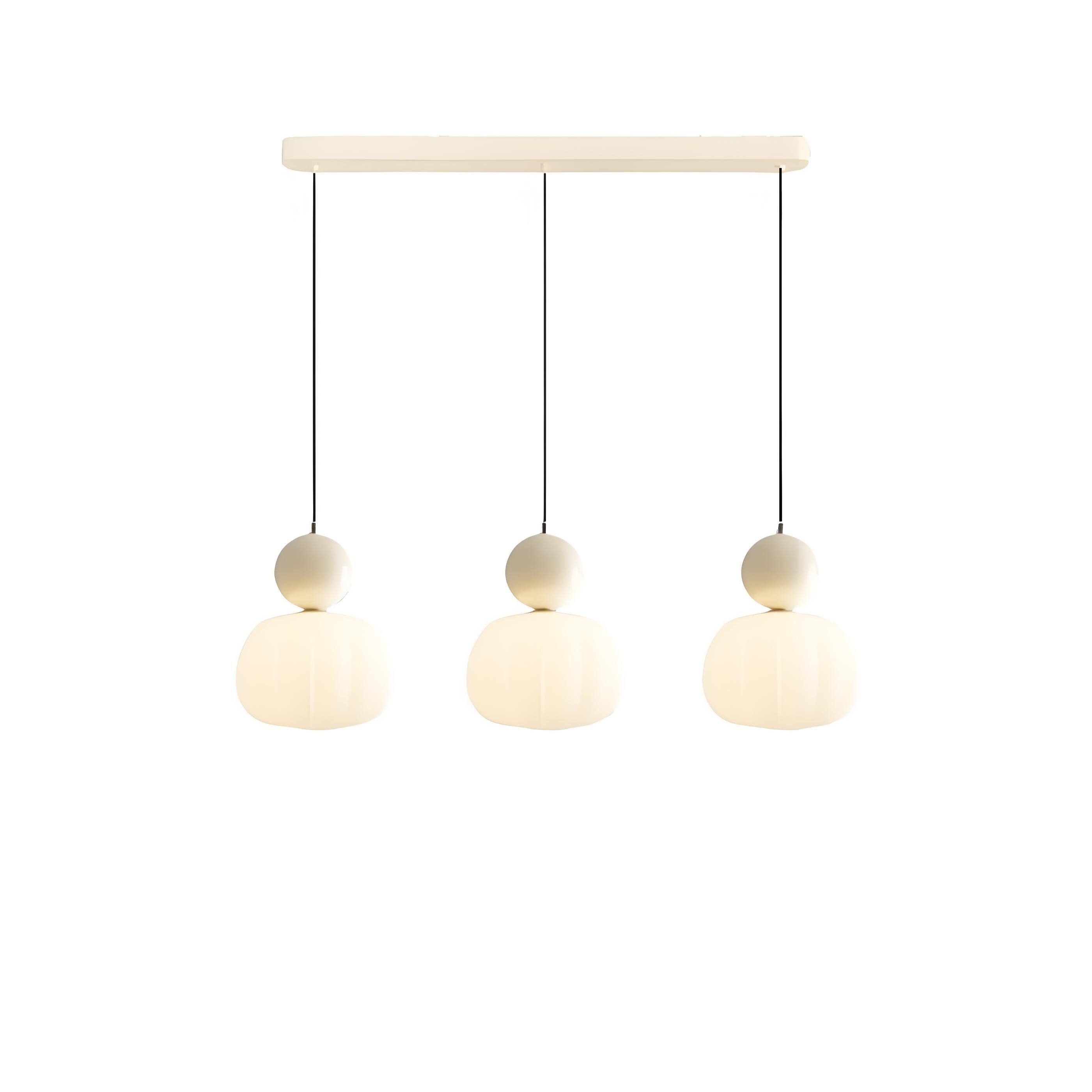 Candy Shape Pendant Lamp – Modern Cream Art Deco Hanging Light