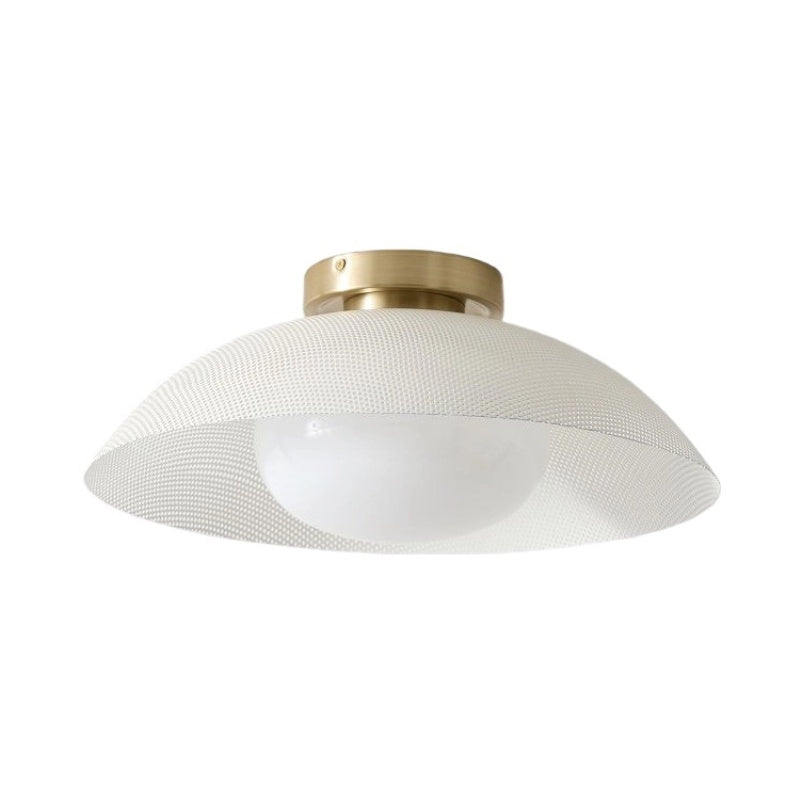 Elorina Flush Mount Glass/Metal Ceiling Light - A Stylish Fixture for Modern Spaces