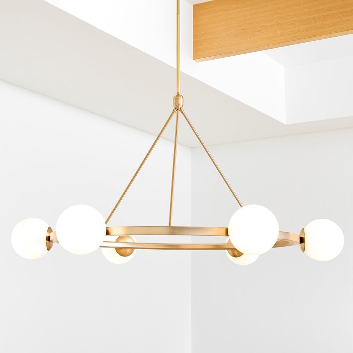 Brelia Round Light Chandelier - Modern Globe Chandelier in Stylish Design