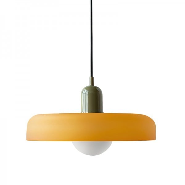 Morandi Disc Orb Glass Pendant Lamp S8