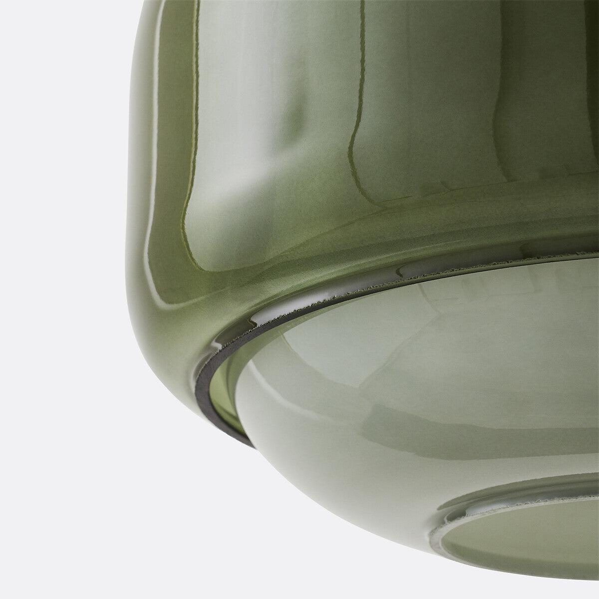 Clinco Modern Mushroom Pendant Light - Colored Glass Hanging Light