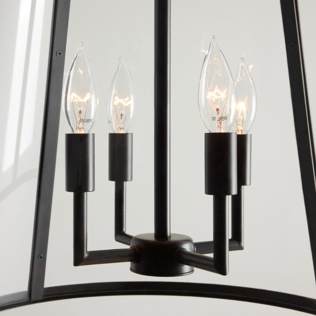 Lanterne d'extérieur moderne en fer Ferrix - Luminaire industriel en verre
