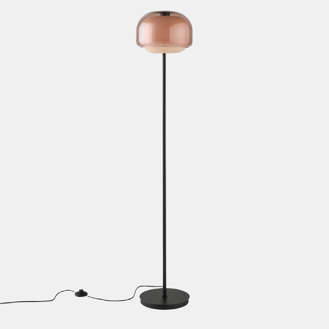 Clinco Modern Mushroom Floor Lamp - Colored Glass Design