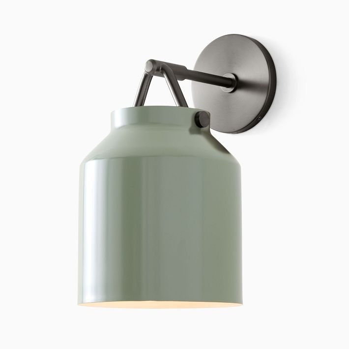 Applique murale minimaliste moderne en laiton et verre Hanton – Résistante à l'humidité pour salle de bain