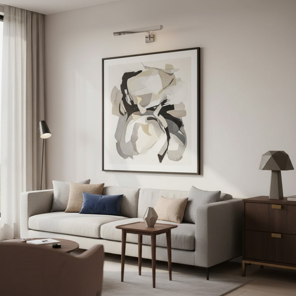 Minimalist Slim Picture Sconce - Metal Art Light