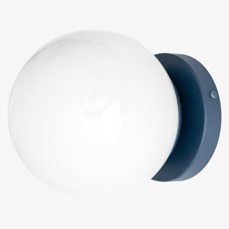 Glorica Glass Globe Wall Sconce - Multi-Color Modern Minimalist Light