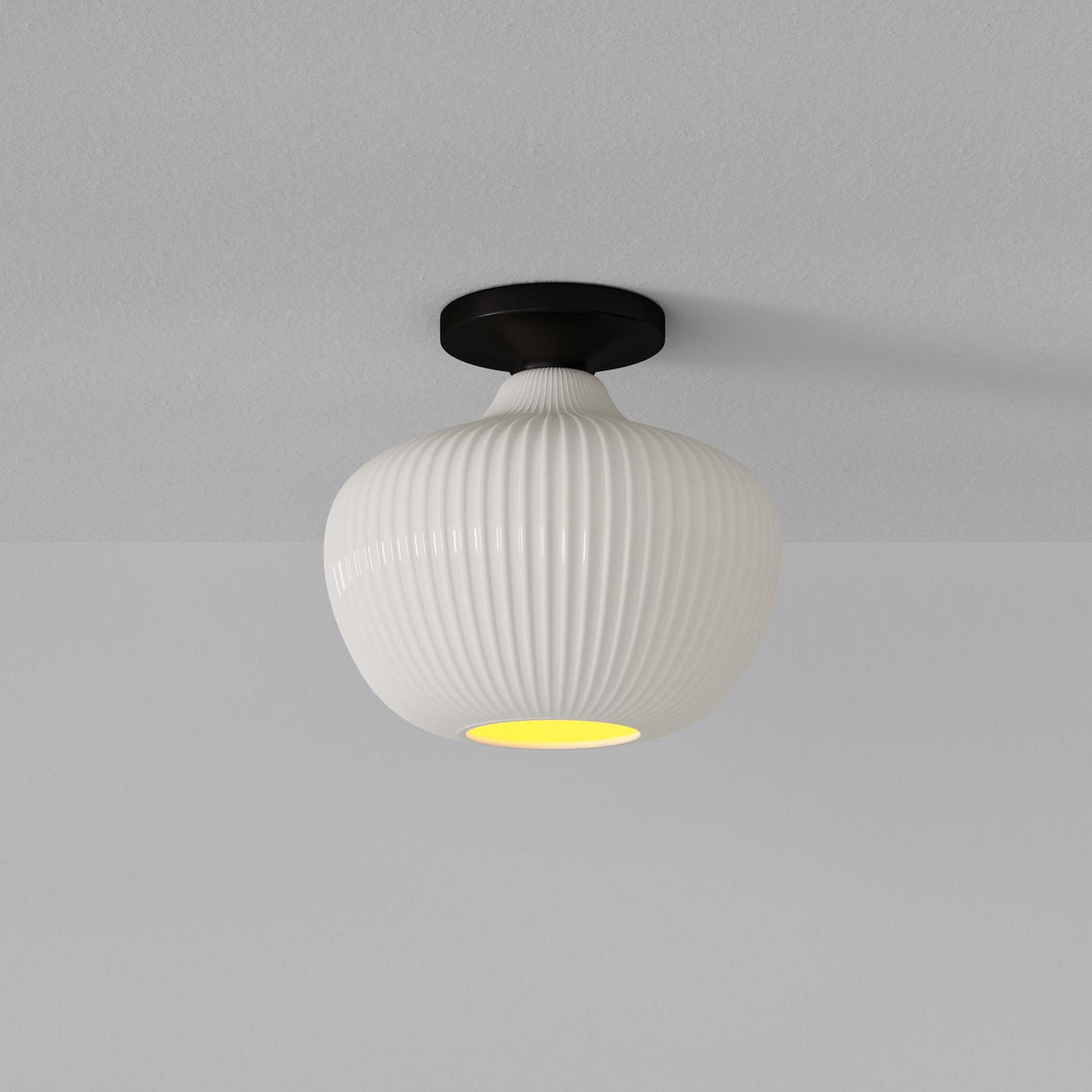 Plafonnier encastré en verre Rivrona - Design globe champagne moderne