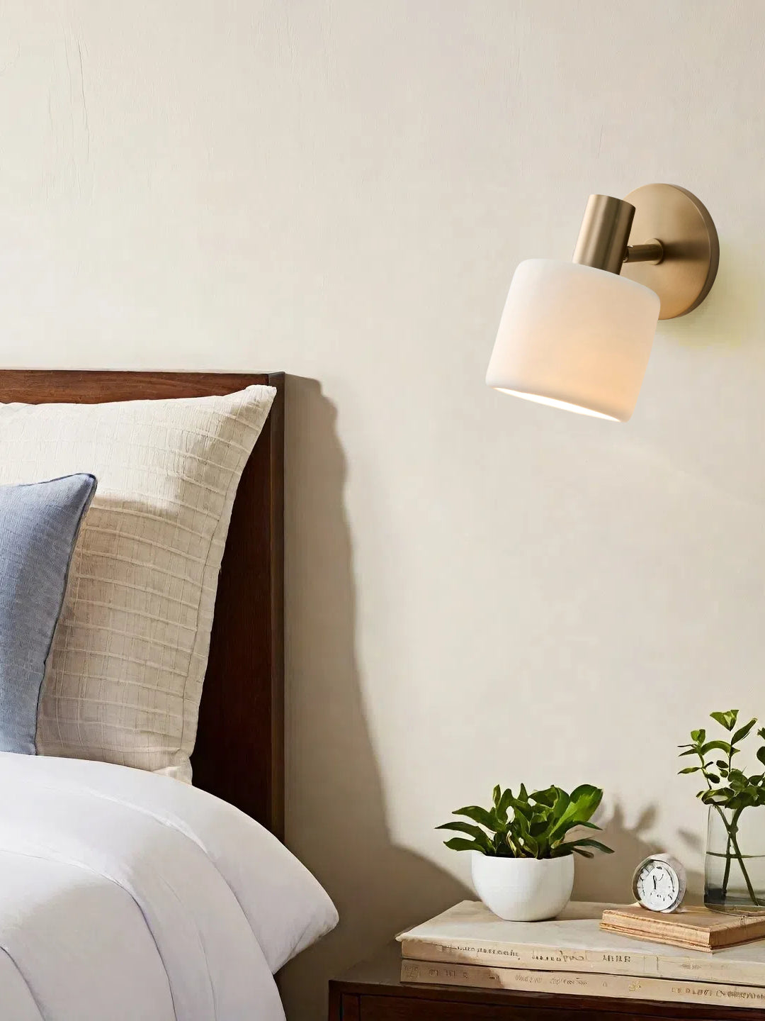 Decorative Porcelain Flush Mount Wall Sconce