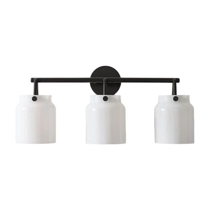 Applique murale moderne Hanton à 3 lumières - Luminaire de salle de bain en métal