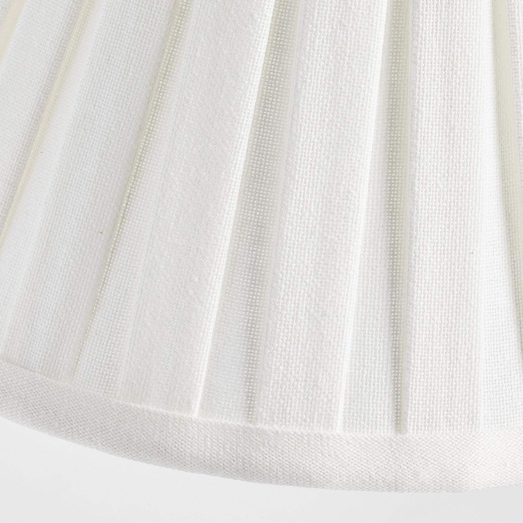 Luvora Modern Pleated Pendant Light - Fabric Shade Lamp for Bedroom