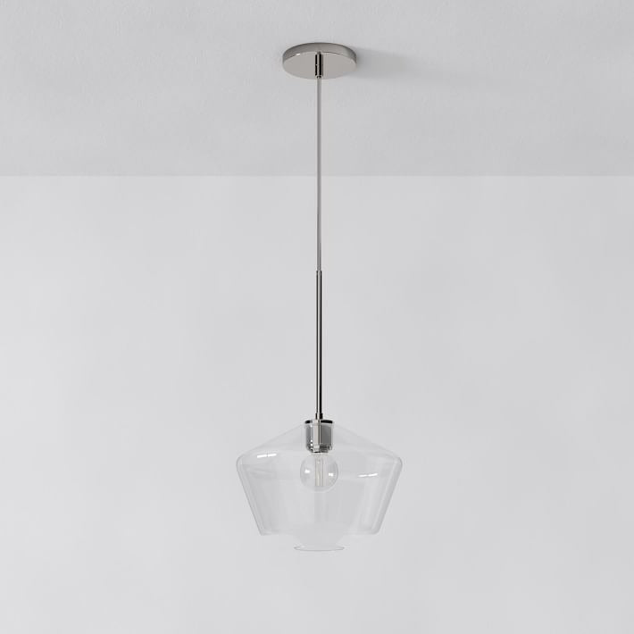 Merin Transparent Glass Sculpture Geometric Pendant light