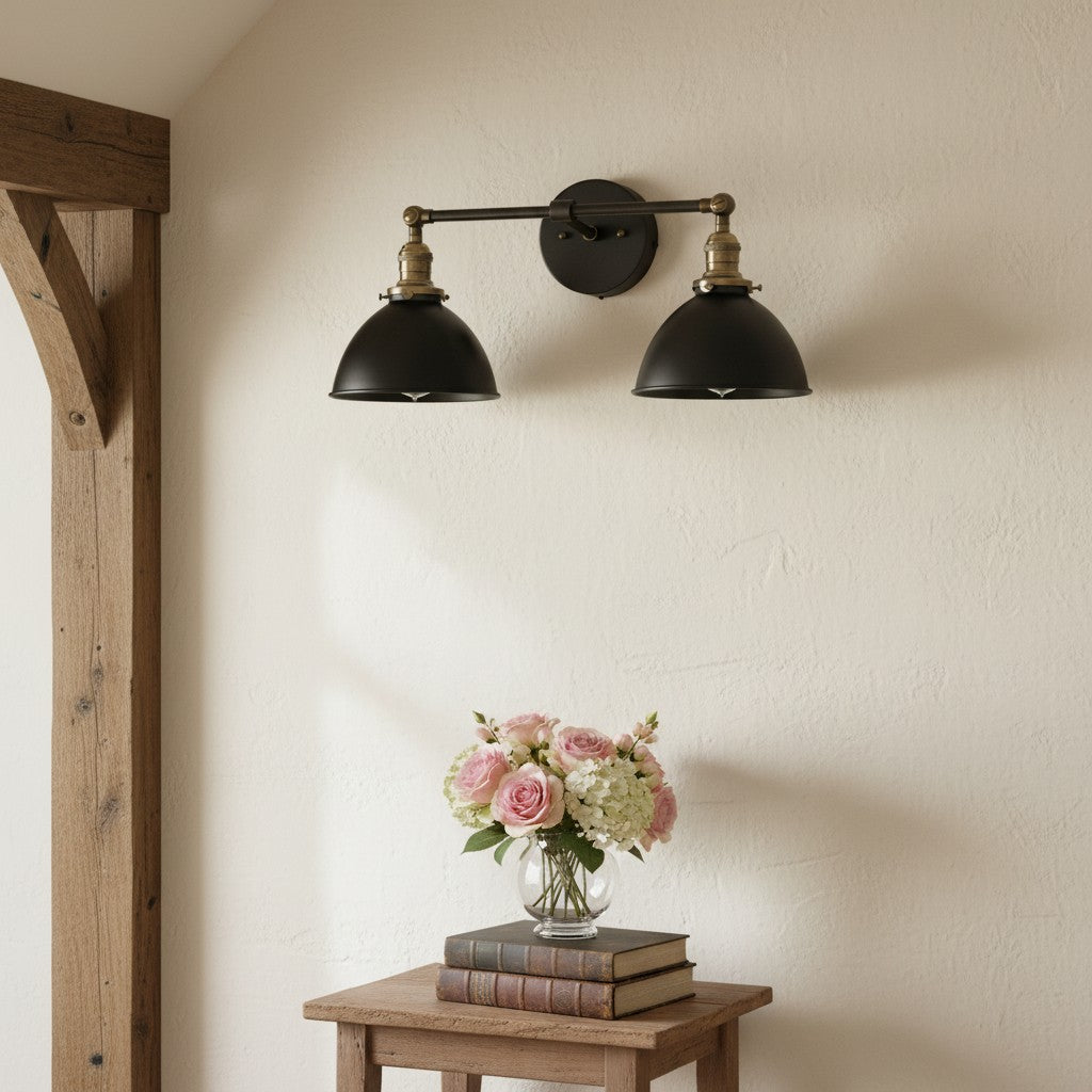 Conique Metal Industrial Vanity Light  - Modern Bathroom Lighting Fixture