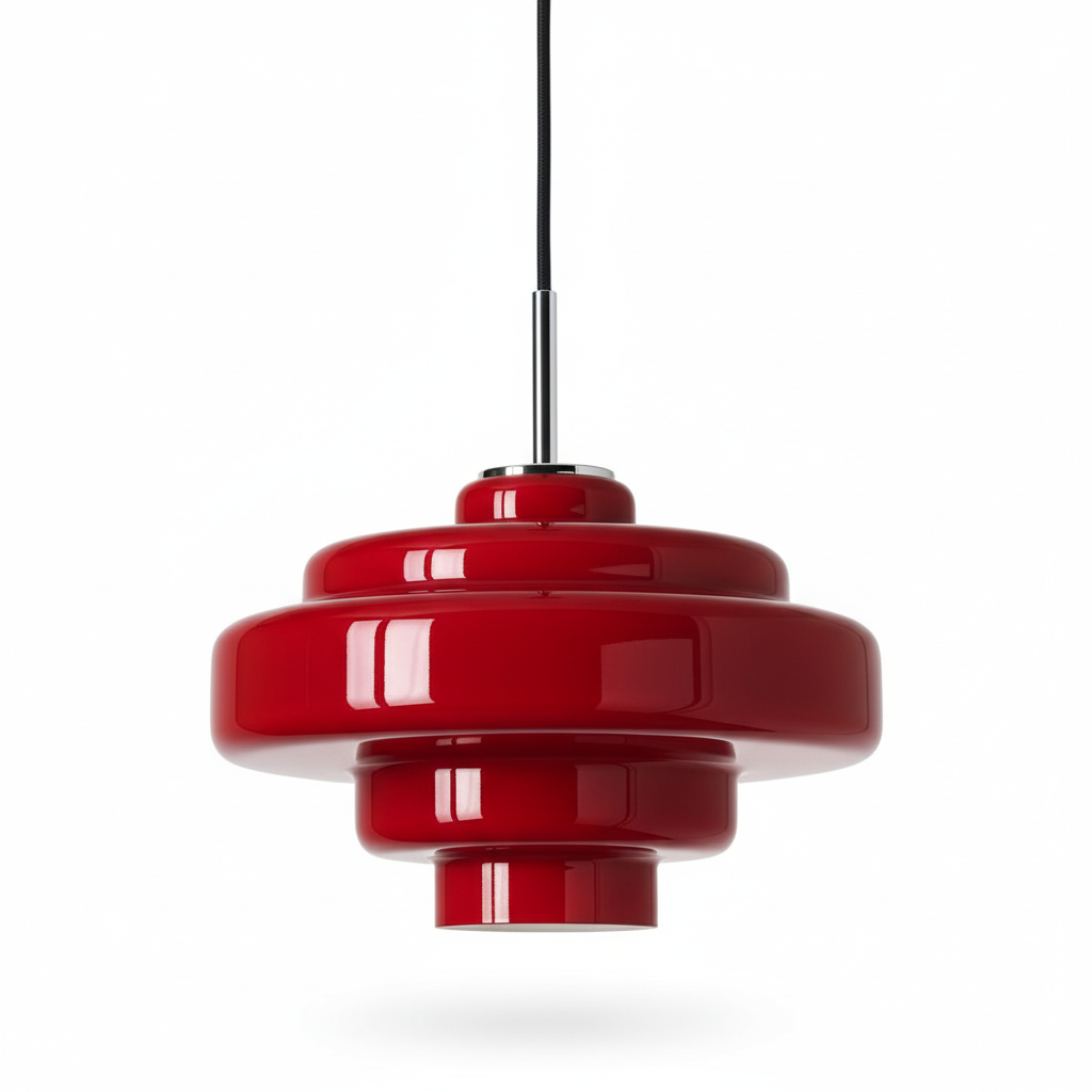 Koloro Millie Glass Pendant Light - Retro Style with Modern Elegance