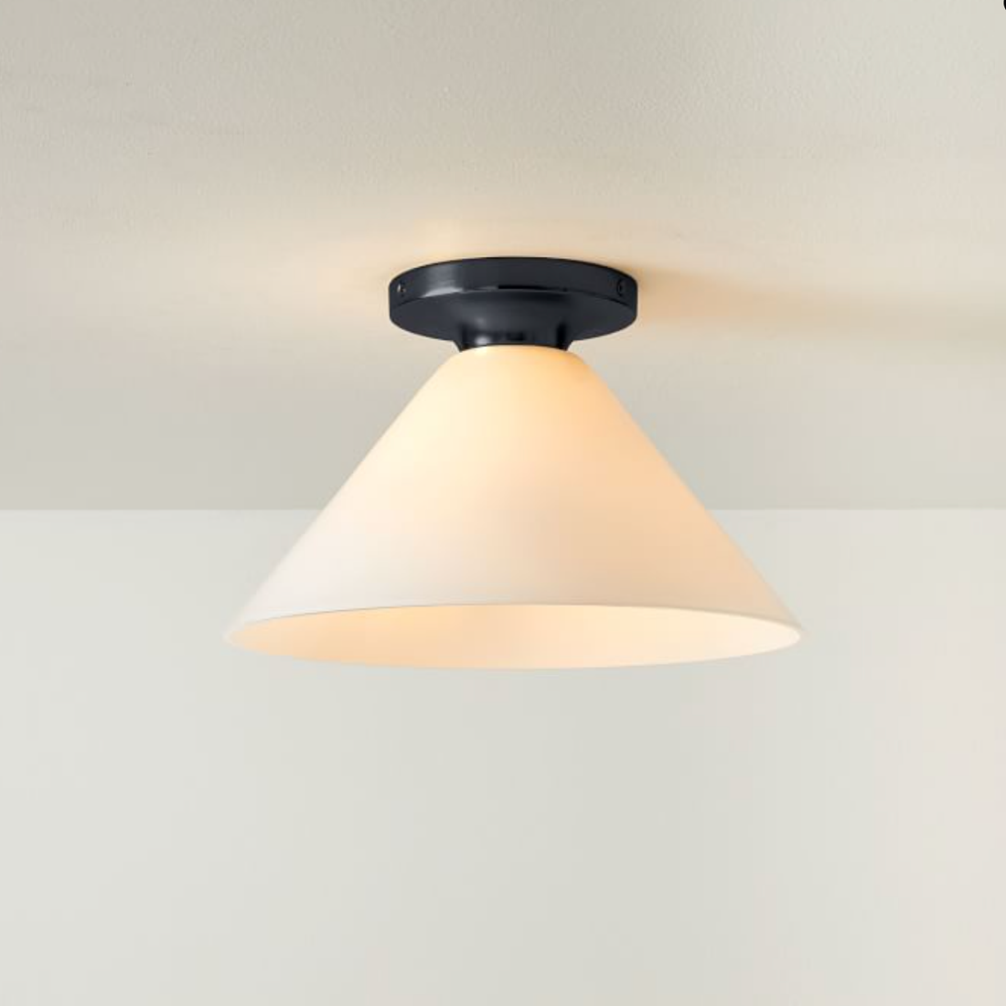 Plafonnier encastré Conica Cone – Plafonnier en verre pour espaces modernes