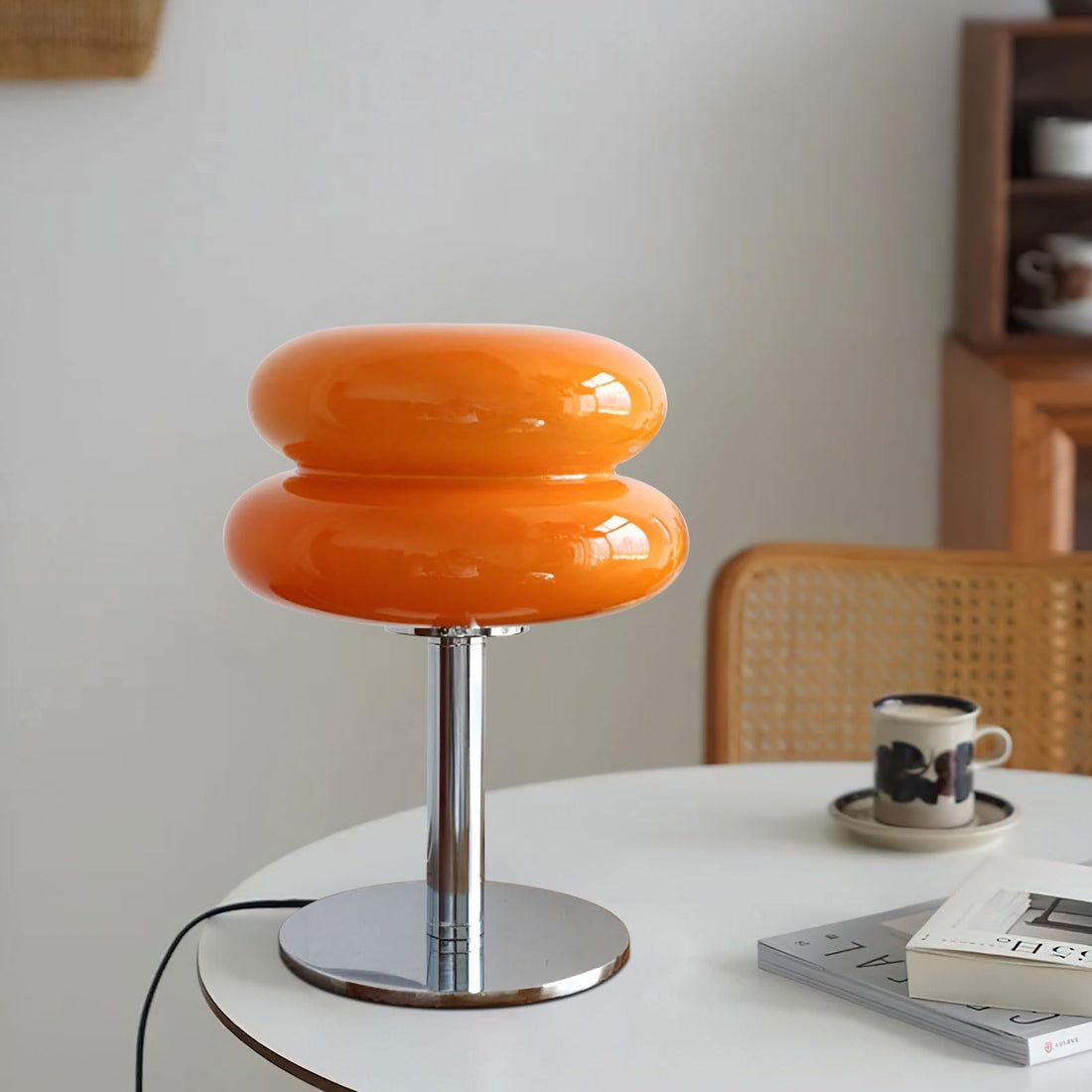 Lollipop Table Lamp Retro Bauhaus Style – Double Layer Bedroom Light
