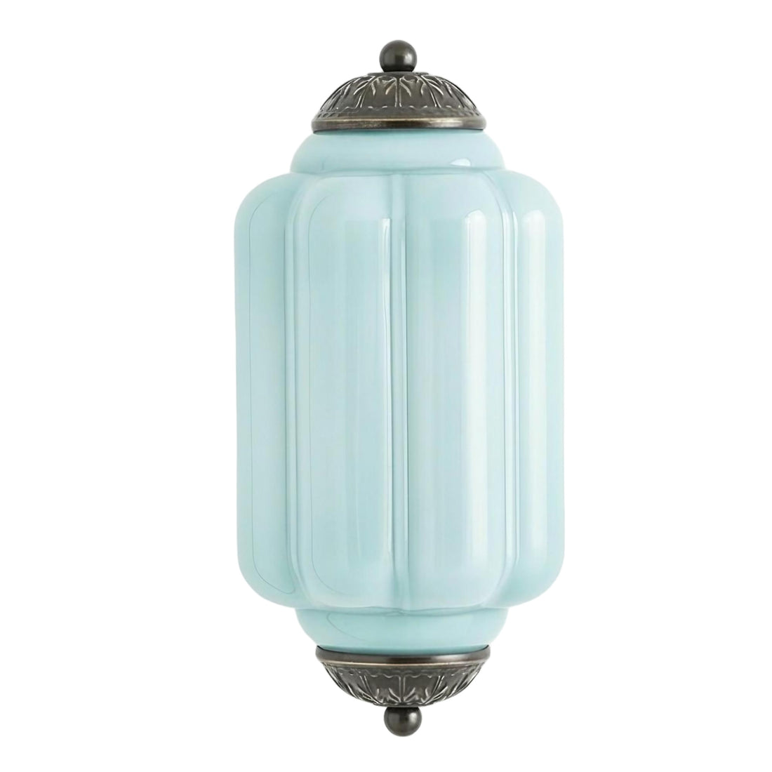 Eloise Vintage Wall Sconce - Milk Glass Flush Mount for Bedside