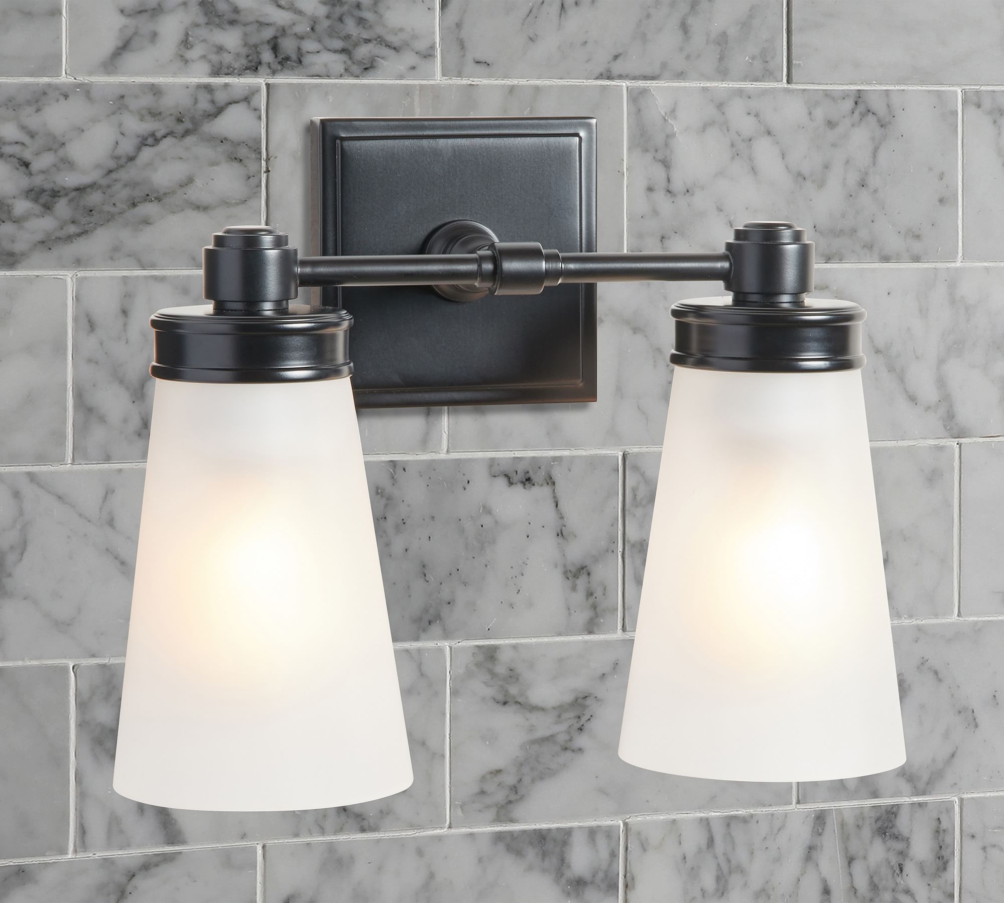 Derlina Wall Sconce Light - Zinc Alloy with Glass Shade in Modern Finishes