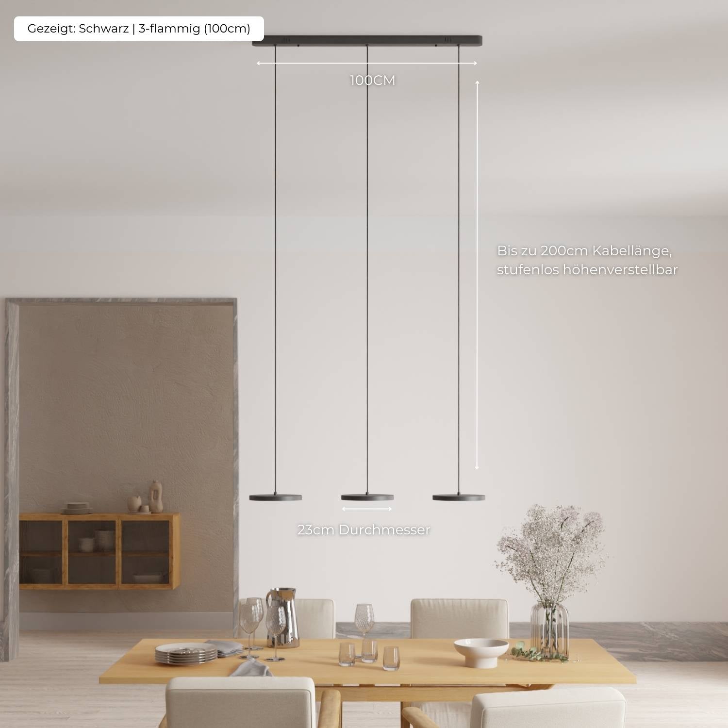 CRI 95 LED Pendant Light by Evanos - Modern Design